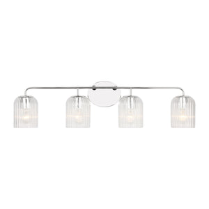 Generation Lighting - GLV1134CH - Four Light Vanity - Eisele - Chrome