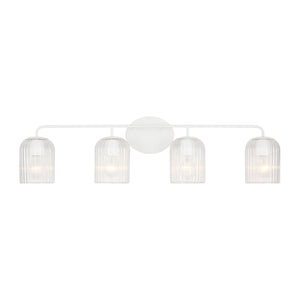 Generation Lighting - GLV1134MWT - Four Light Vanity - Eisele - Matte White