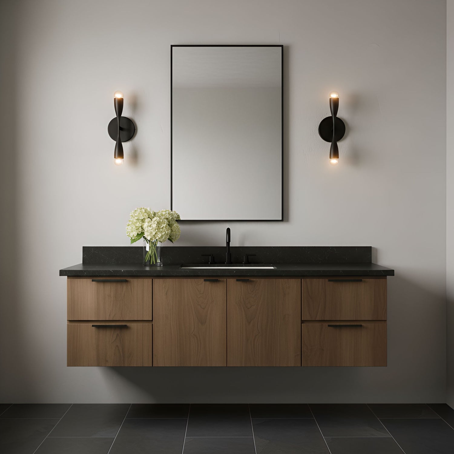 Generation Lighting - GLW1002MBK - Bath - Maya - Midnight Black