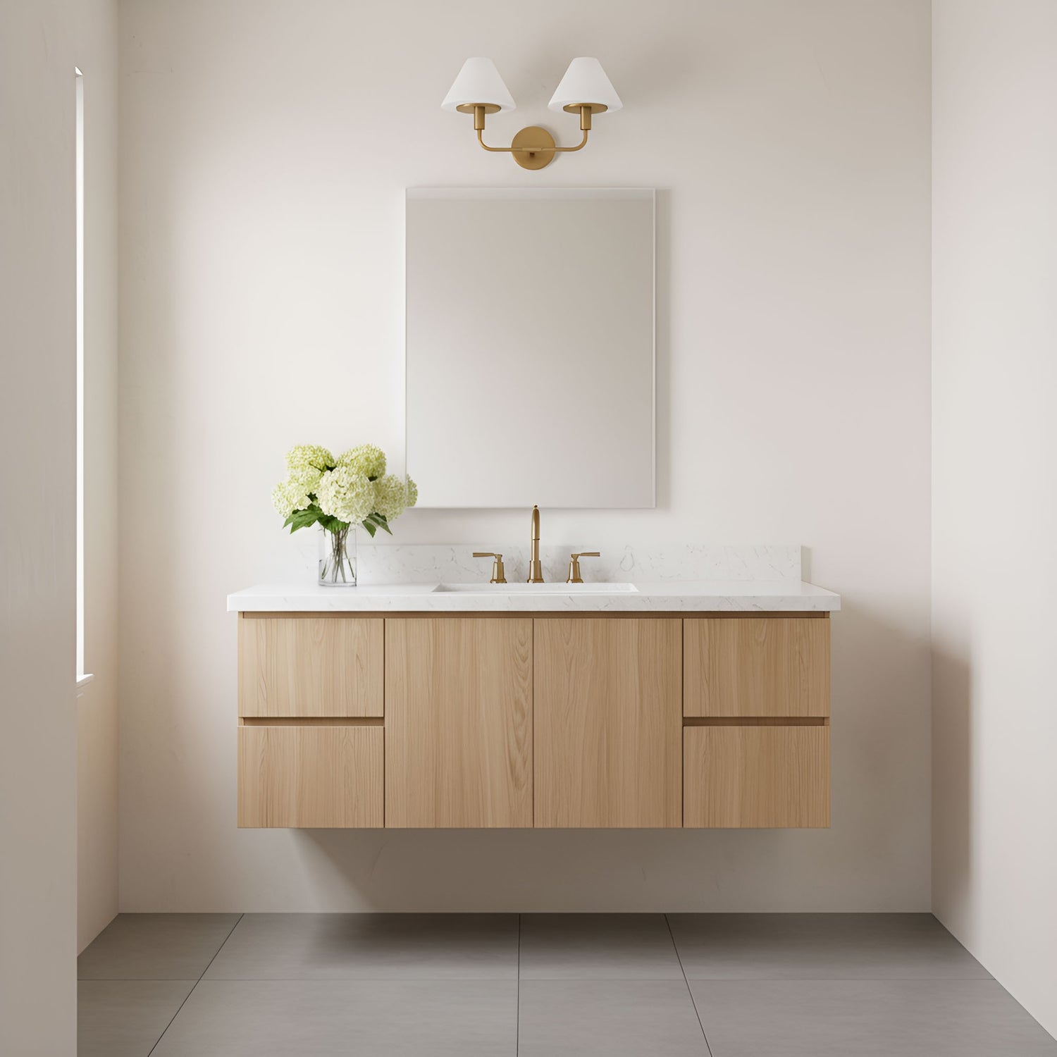 Generation Lighting - GLW1022SB - Wall Sconce - Mendota - Satin Brass