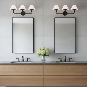 Generation Lighting - GLW1033MBK - Wall Sconce - Mendota - Midnight Black