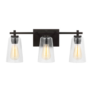 Visual Comfort Studio - VS24303MBK - Three Light Vanity - Mercer - Midnight Black