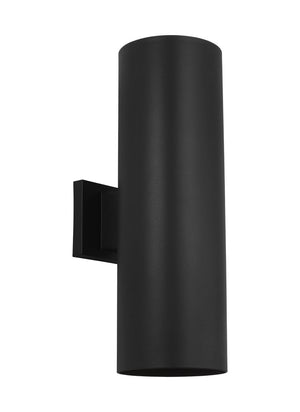 Visual Comfort Studio - SLO1172TXB - Two Light Wall Lantern - Outdoor Cylinders - Textured Black