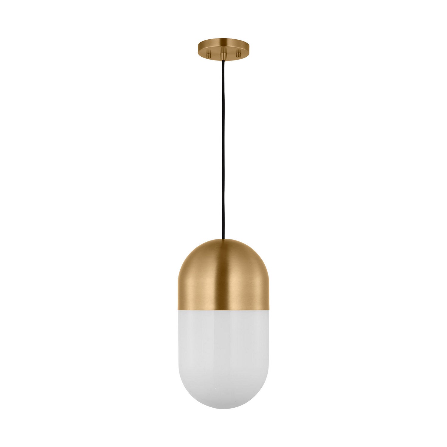 Visual Comfort Studio - DJP1141SB - One Light Pendant - Foster - Satin Brass