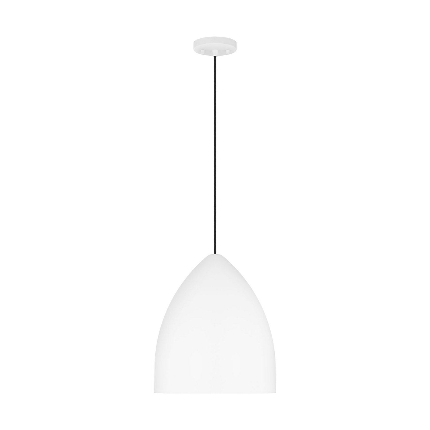Visual Comfort Studio - DJP1151MWT - One Light Pendant - Huron - Matte White