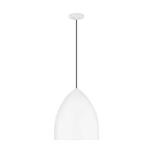 Visual Comfort Studio - DJP1161MWT - One Light Pendant - Huron - Matte White