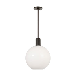 Visual Comfort Studio - DJP1181MBK - One Light Pendant - Colewood - Midnight Black