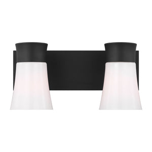 Visual Comfort Studio - DJV1082MBK - Two Light Vanity - Roy - Midnight Black