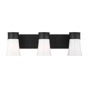 Visual Comfort Studio - DJV1083MBK - Three Light Vanity - Roy - Midnight Black