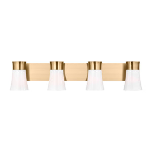 Visual Comfort Studio - DJV1084SB - Four Light Vanity - Roy - Satin Brass