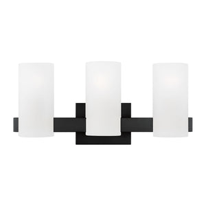 Visual Comfort Studio - DJV1103MBK - Three Light Vanity - Rhode - Midnight Black