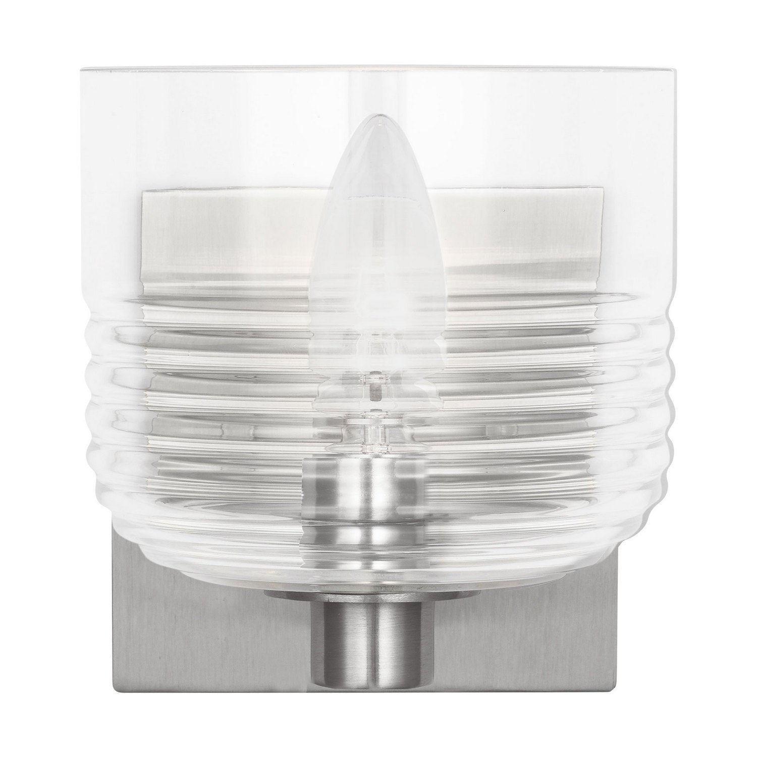 Visual Comfort Studio - DJV1111BS - One Light Wall Sconce - Lochdale - Brushed Nickel