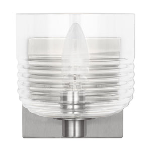 Visual Comfort Studio - DJV1111BS - One Light Wall Sconce - Lochdale - Brushed Nickel