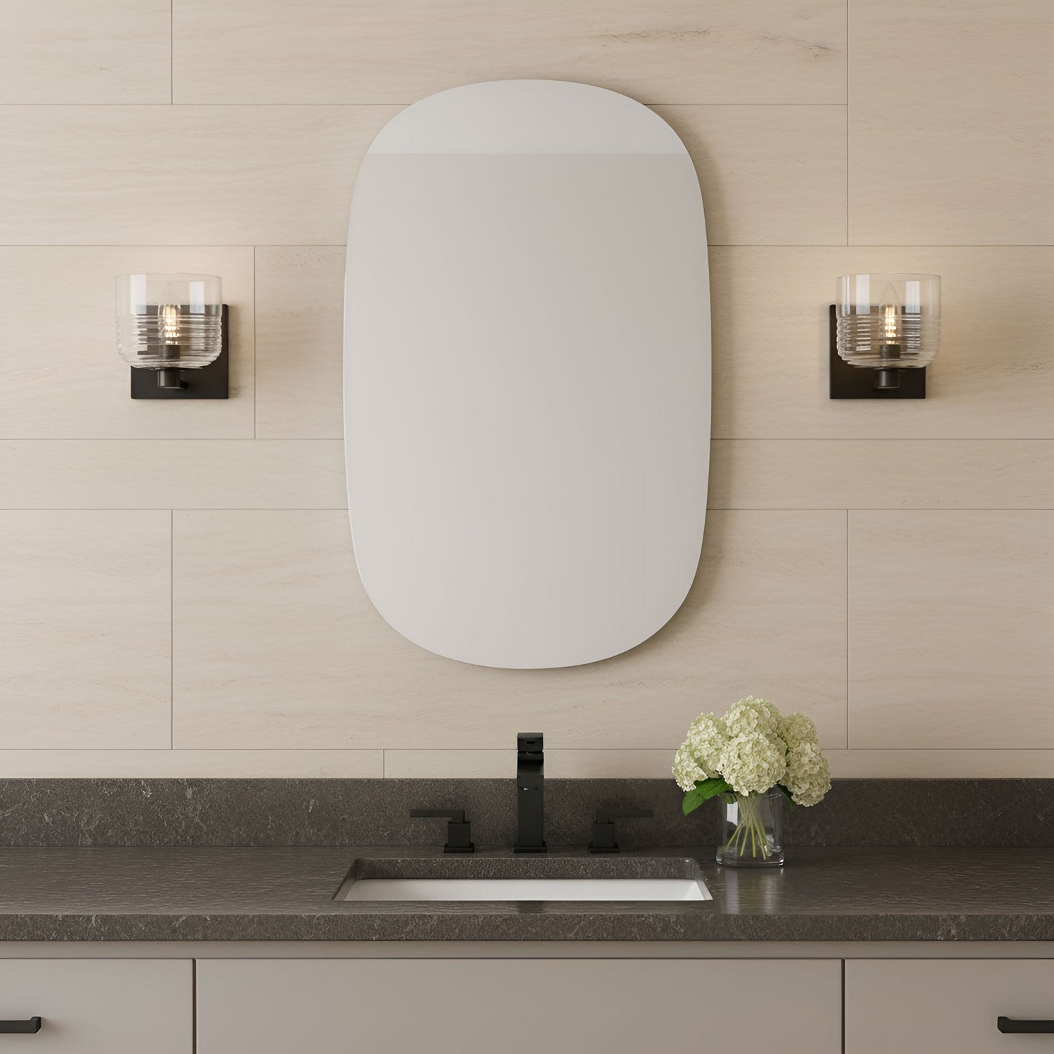 Visual Comfort Studio - DJV1111MBK - One Light Wall Sconce - Lochdale - Midnight Black