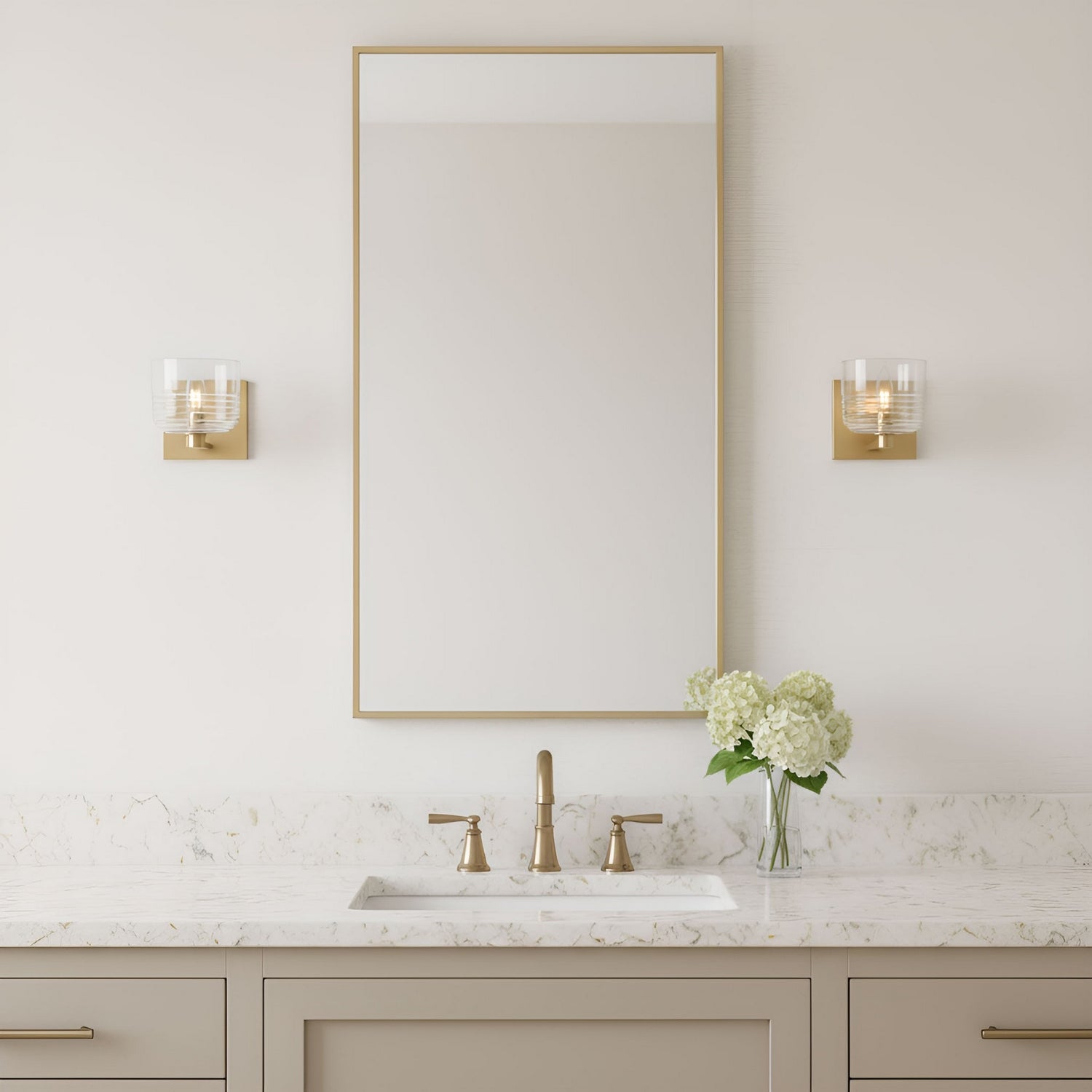 Visual Comfort Studio - DJV1111SB - One Light Wall Sconce - Lochdale - Satin Brass
