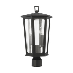 Visual Comfort Studio - SLO1092TXB - Two Light Post Lantern - Witley - Textured Black