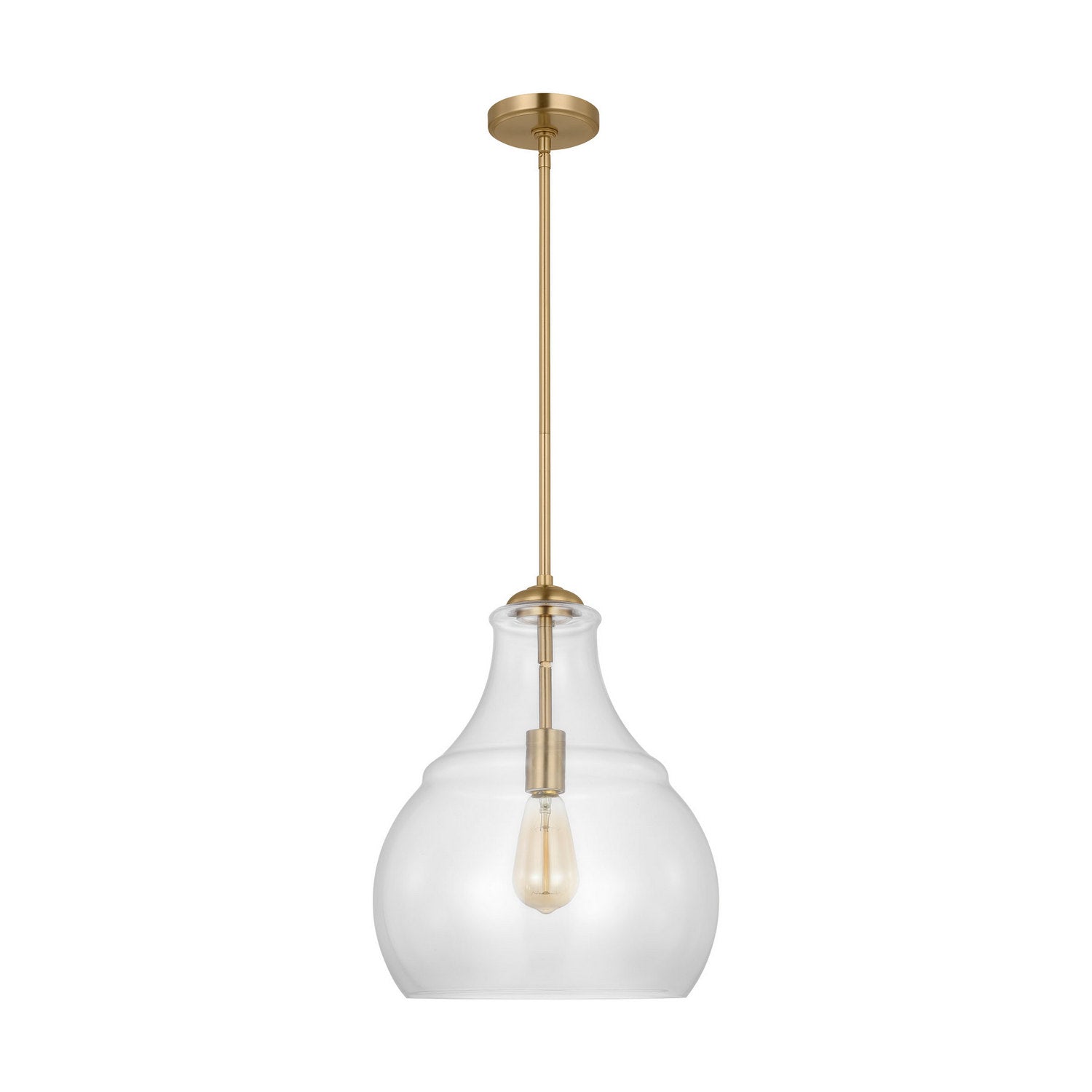 Visual Comfort Studio - P1483SB - One Light Pendant - Zola - Satin Brass