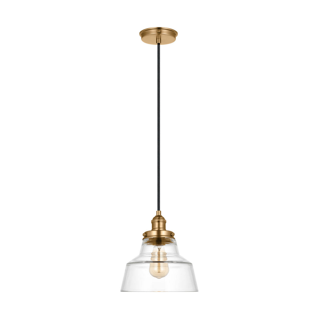 Visual Comfort Studio - P1348SB - One Light Pendant - Baskin - Satin Brass