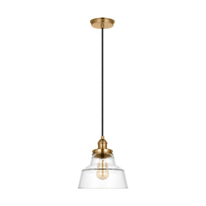 Visual Comfort Studio - P1348SB - One Light Pendant - Baskin - Satin Brass