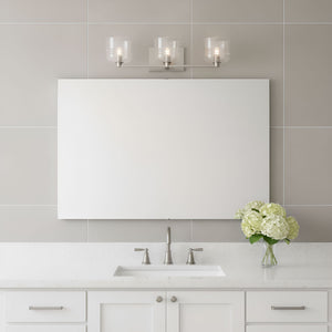 Visual Comfort Studio - DJV1113BS - Three Light Vanity - Lochdale - Brushed Nickel