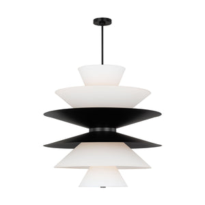 Visual Comfort Studio - LXP10316AI - 16 Light Pendant - Chambord - Aged Iron