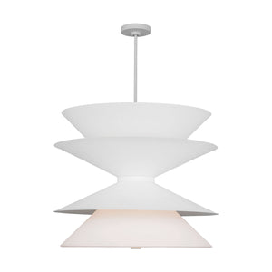 Visual Comfort Studio - LXP10212CPST - 12 Light Pendant - Chambord - Cast Plaster