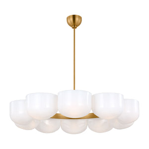Visual Comfort Studio - LXC11210BBS - Ten Light Chandelier - Cheverny - Burnished Brass