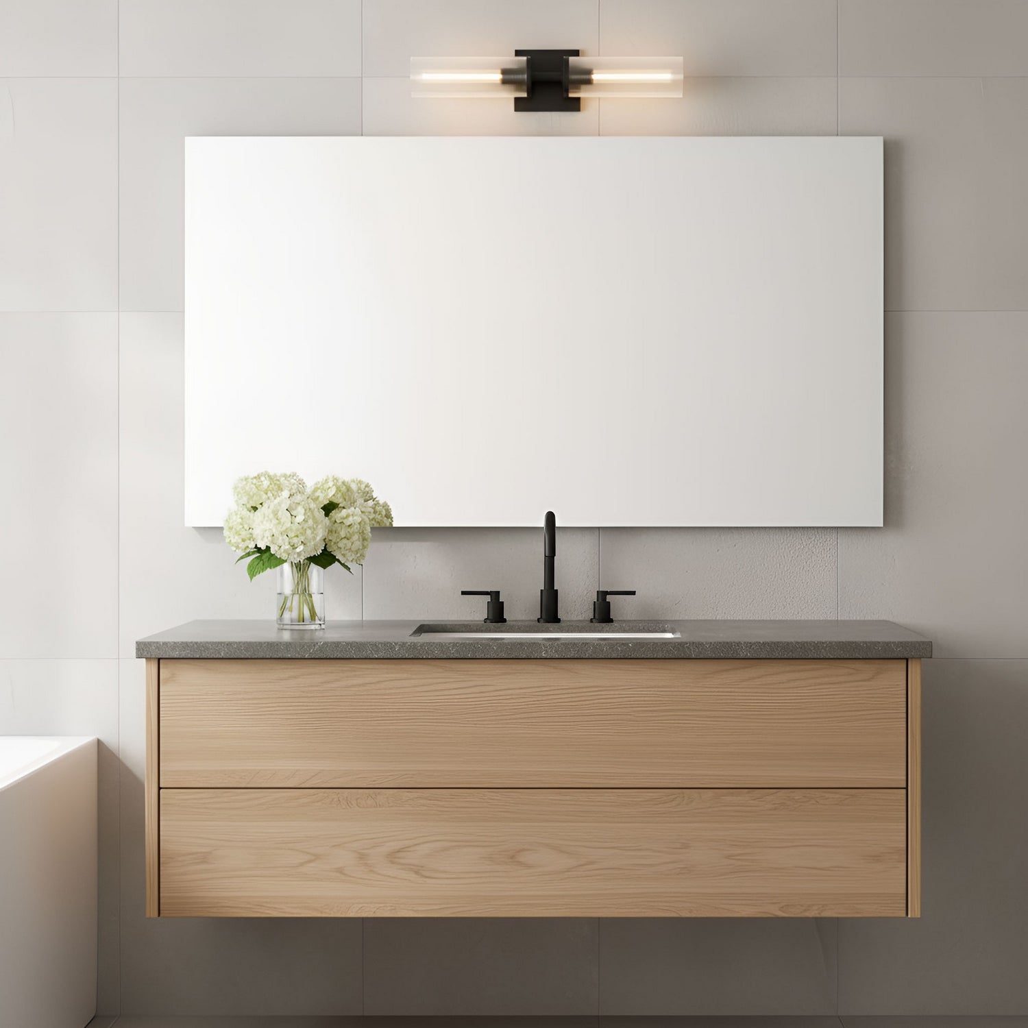 Visual Comfort Studio - DJW1092MBK - Two Light Wall Sconce - Sarita - Midnight Black