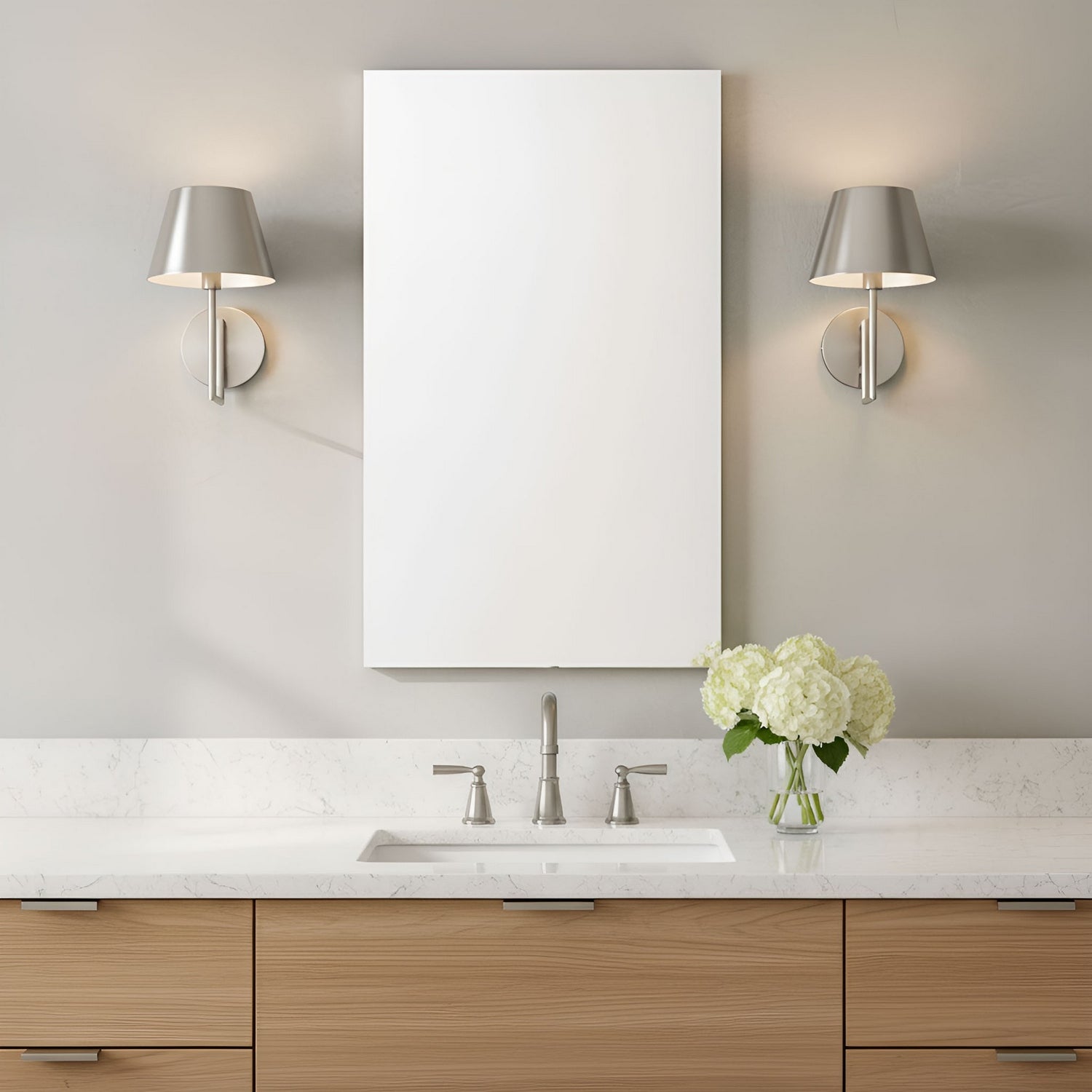 Visual Comfort Studio - DJW1151BS - One Light Wall Sconce - Ender - Brushed Nickel