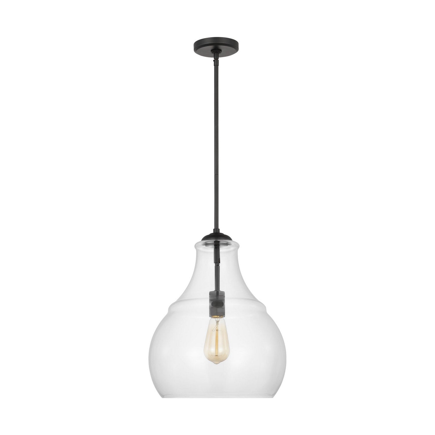 Visual Comfort Studio - P1483MBK - One Light Pendant - Zola - Midnight Black