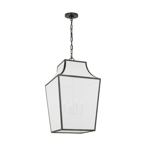 Visual Comfort Studio - EP1434AI - Four Light Pendant - Arnio - Aged Iron