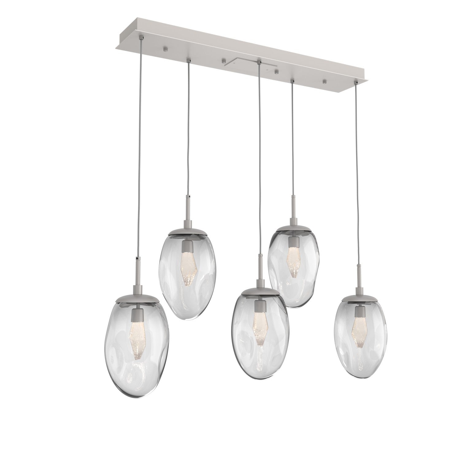 Hammerton Studio - PLB0067-05-BS-GC-C01-L1 - LED Pendant - Meteo - Beige Silver