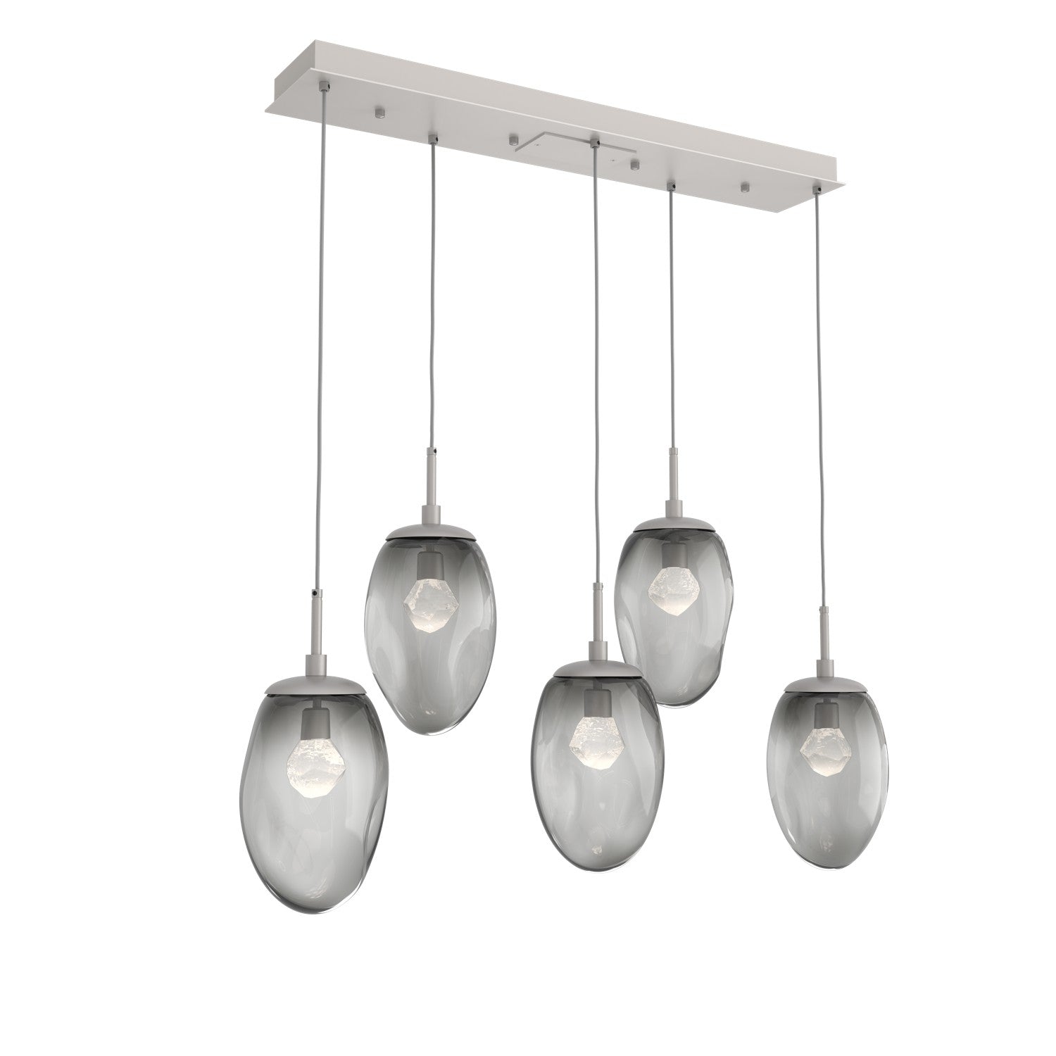 Hammerton Studio - PLB0067-05-BS-ZS-C01-L1 - LED Pendant - Meteo - Beige Silver