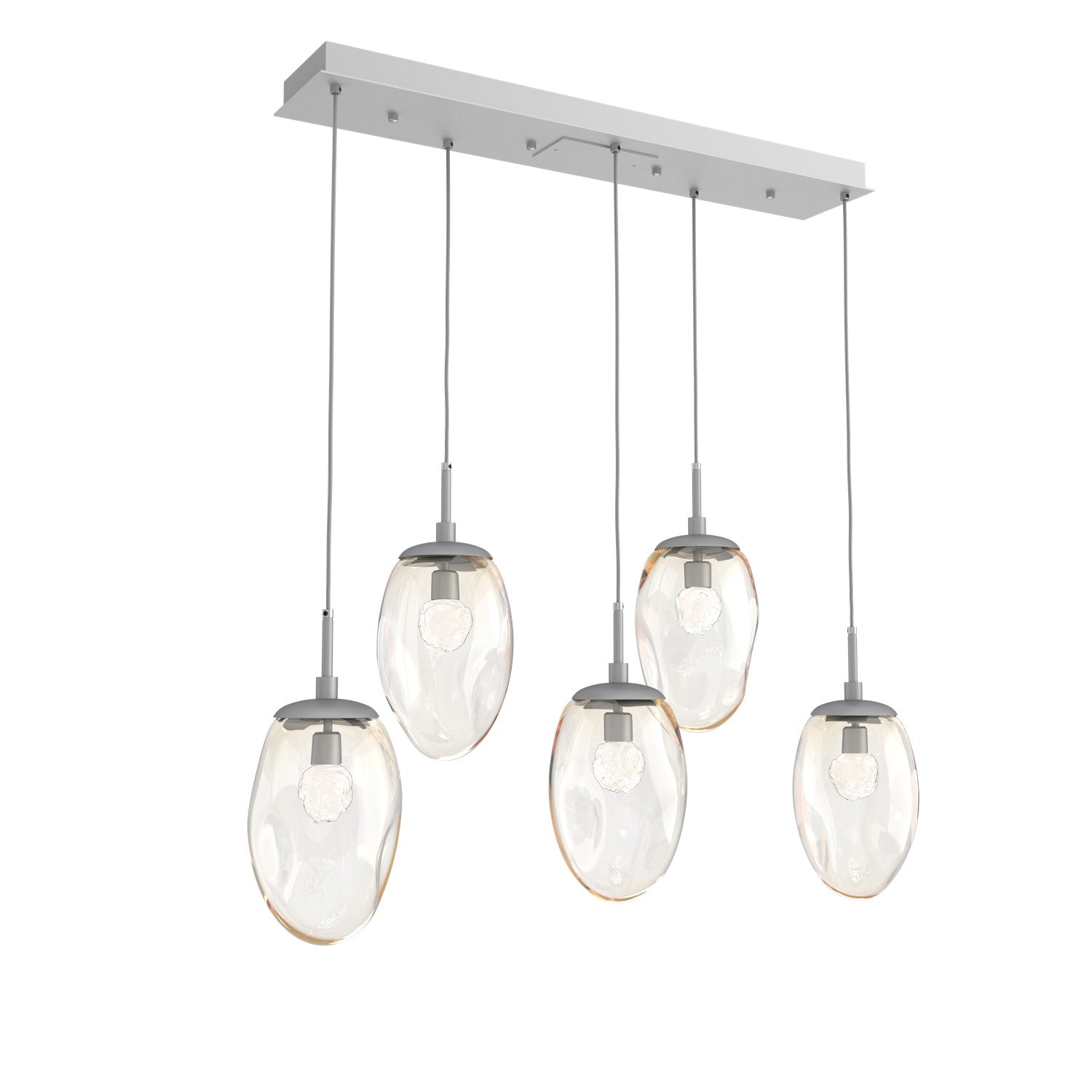 Hammerton Studio - PLB0067-05-CS-FA-C01-L1 - LED Pendant - Meteo - Classic Silver