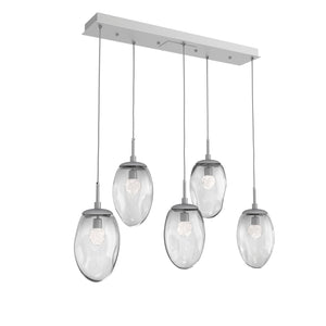 Hammerton Studio - PLB0067-05-CS-FC-C01-L1 - LED Pendant - Meteo - Classic Silver