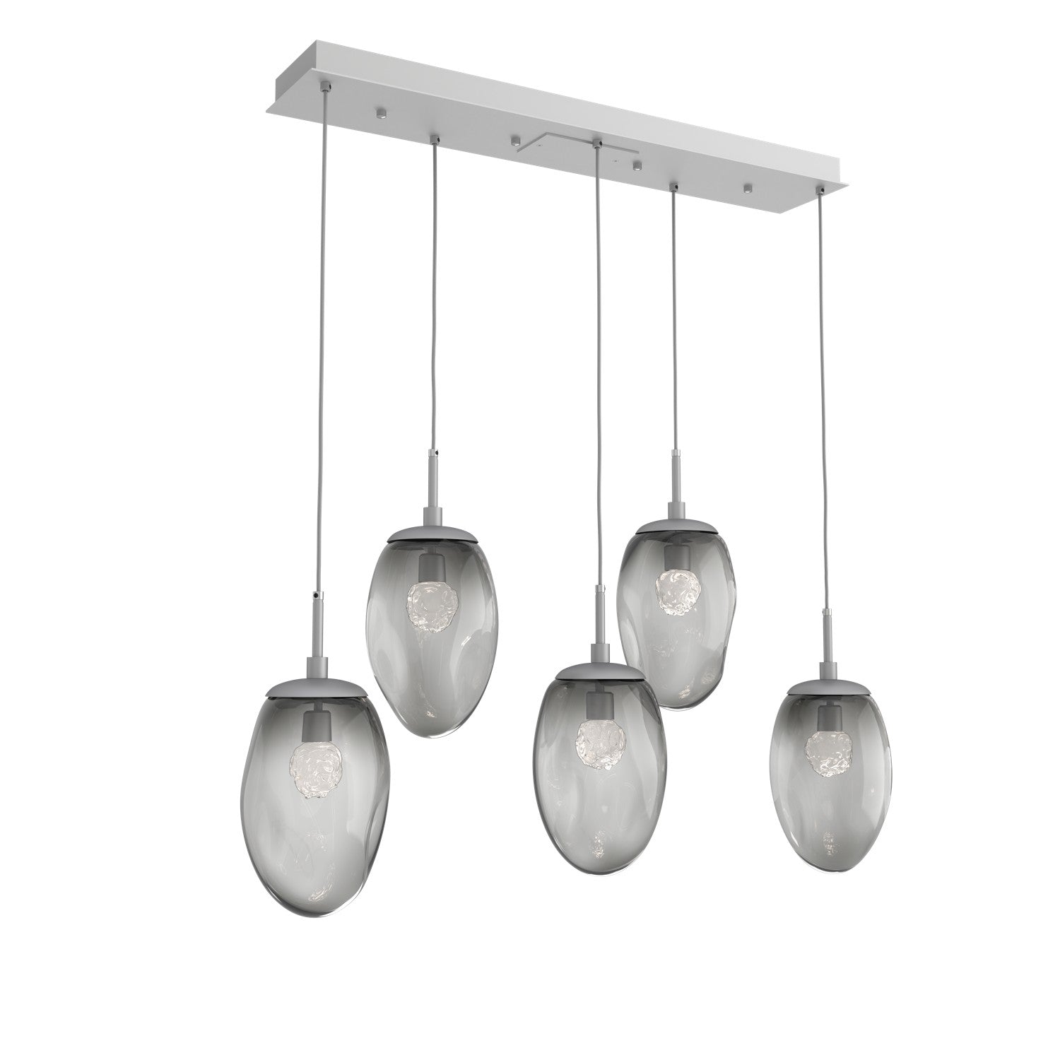 Hammerton Studio - PLB0067-05-CS-FS-C01-L1 - LED Pendant - Meteo - Classic Silver