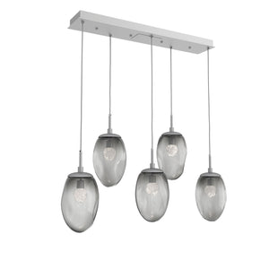 Hammerton Studio - PLB0067-05-CS-FS-C01-L3 - LED Pendant - Meteo - Classic Silver
