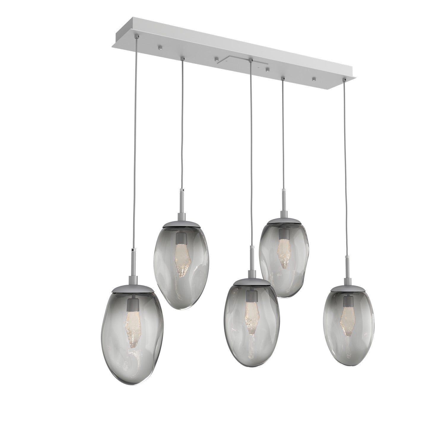 Hammerton Studio - PLB0067-05-CS-GS-C01-L3 - LED Pendant - Meteo - Classic Silver