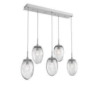 Hammerton Studio - PLB0067-05-CS-ZC-C01-L3 - LED Pendant - Meteo - Classic Silver