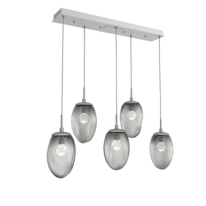 Hammerton Studio - PLB0067-05-CS-ZS-C01-L1 - LED Pendant - Meteo - Classic Silver