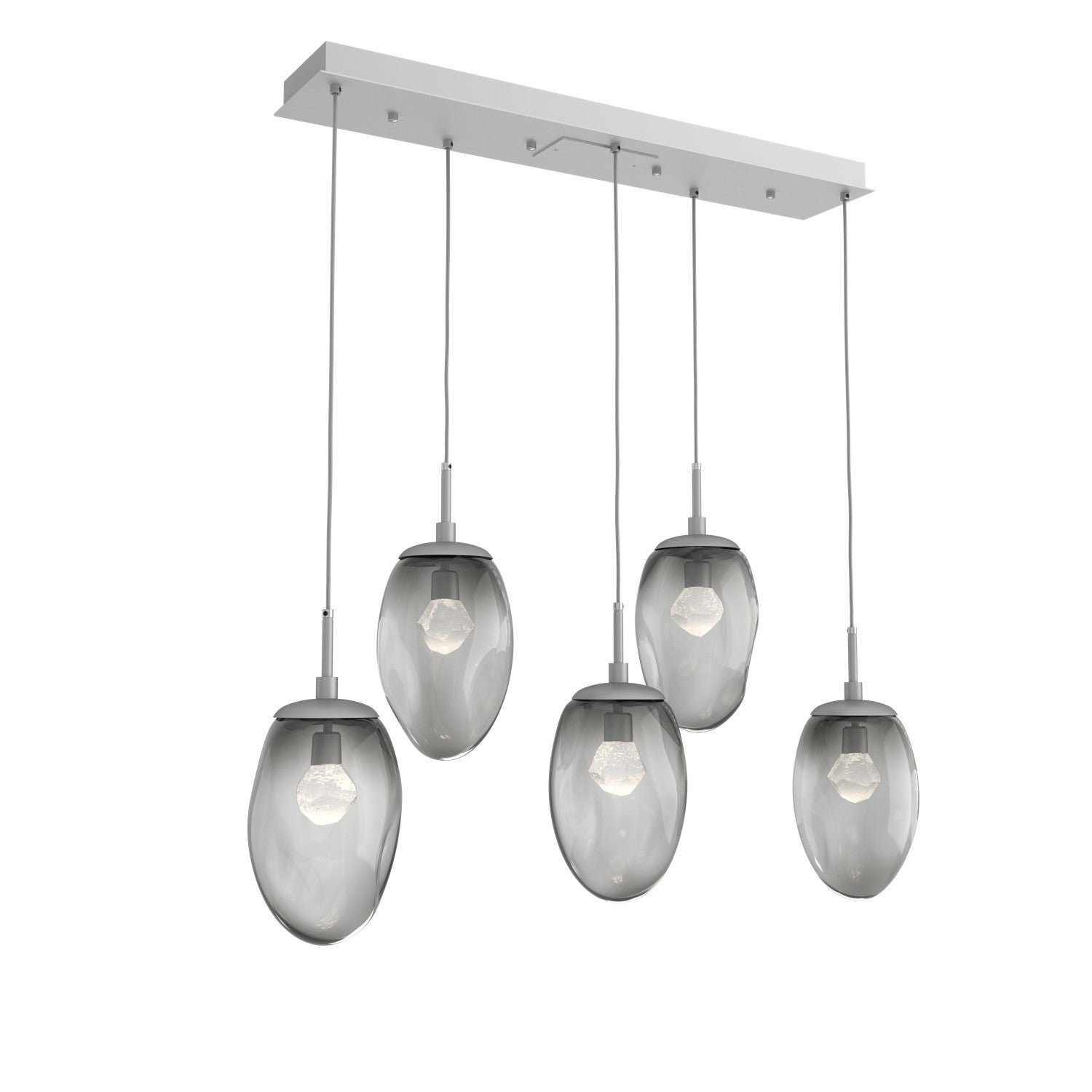 Hammerton Studio - PLB0067-05-CS-ZS-C01-L3 - LED Pendant - Meteo - Classic Silver
