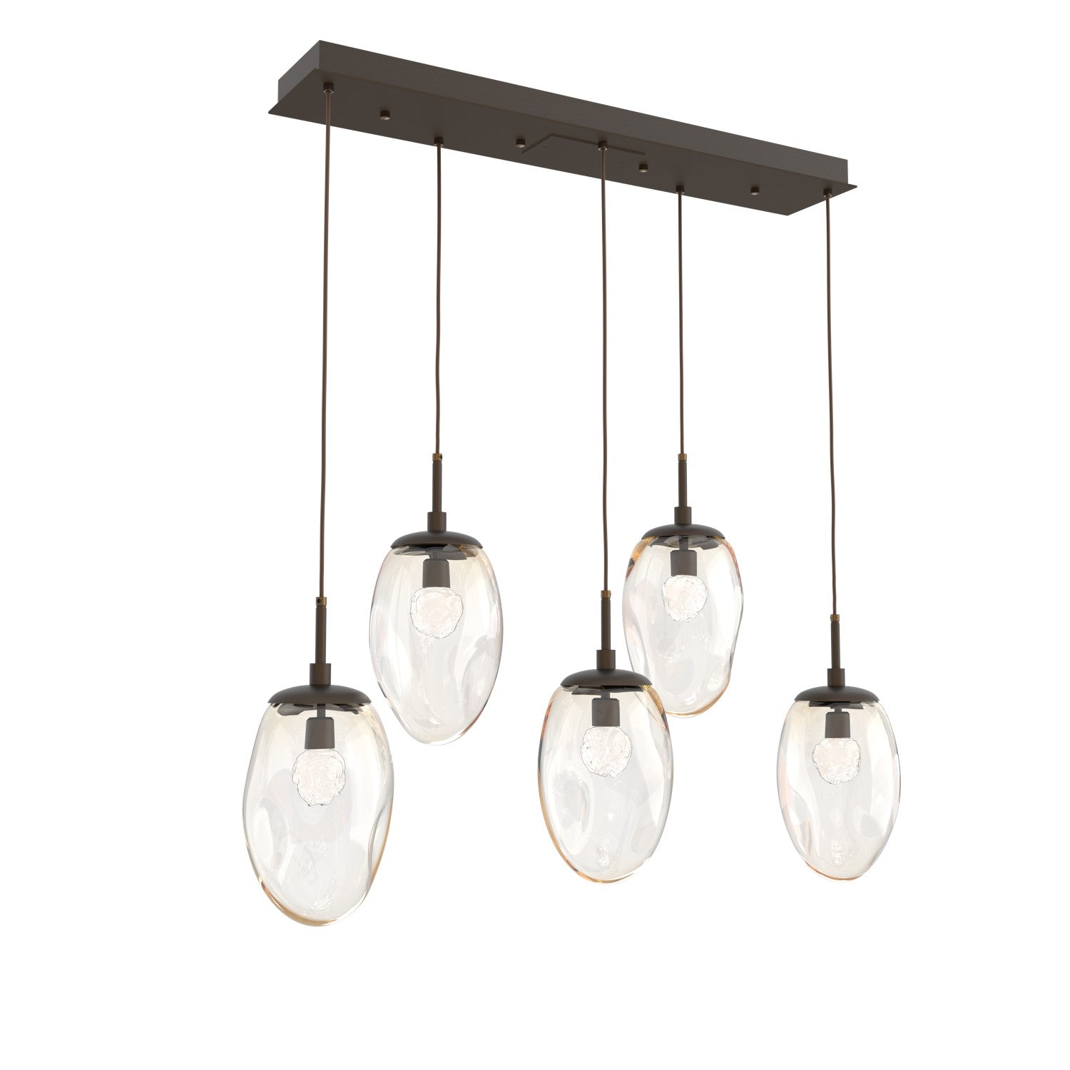 Hammerton Studio - PLB0067-05-FB-FA-C01-L1 - LED Pendant - Meteo - Flat Bronze