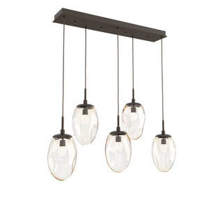 Hammerton Studio - PLB0067-05-FB-FA-C01-L1 - LED Pendant - Meteo - Flat Bronze