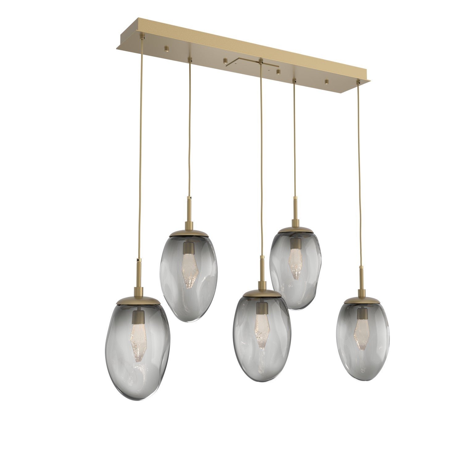 Hammerton Studio - PLB0067-05-GB-GS-C01-L1 - LED Pendant - Meteo - Gilded Brass