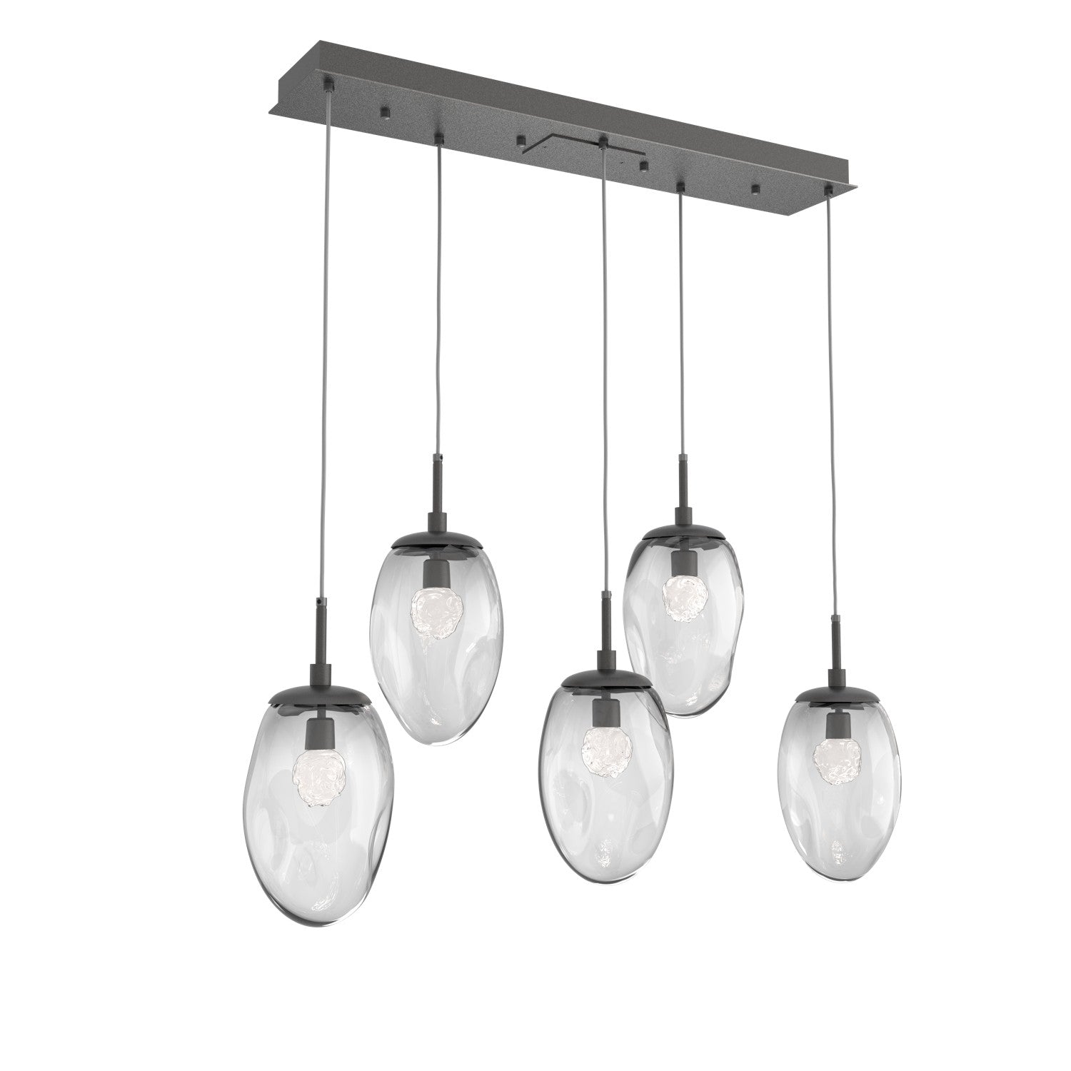 Hammerton Studio - PLB0067-05-GP-FC-C01-L1 - LED Pendant - Meteo - Graphite