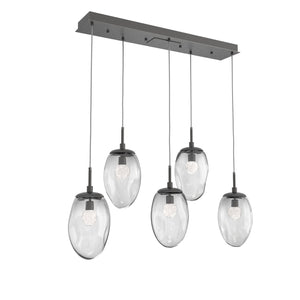Hammerton Studio - PLB0067-05-GP-FC-C01-L3 - LED Pendant - Meteo - Graphite