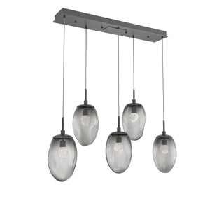 Hammerton Studio - PLB0067-05-GP-FS-C01-L3 - LED Pendant - Meteo - Graphite