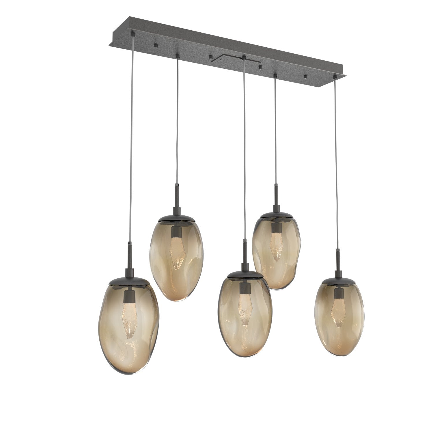 Hammerton Studio - PLB0067-05-GP-GB-C01-L1 - LED Pendant - Meteo - Graphite