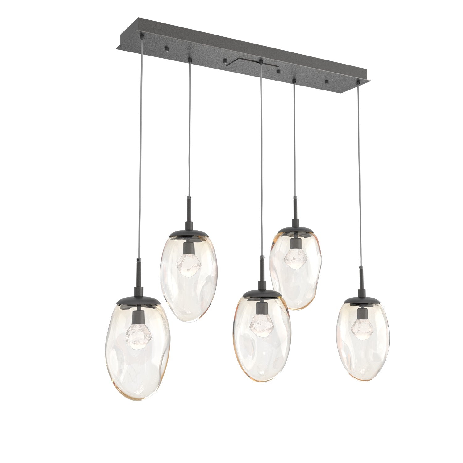 Hammerton Studio - PLB0067-05-GP-ZA-C01-L3 - LED Pendant - Meteo - Graphite