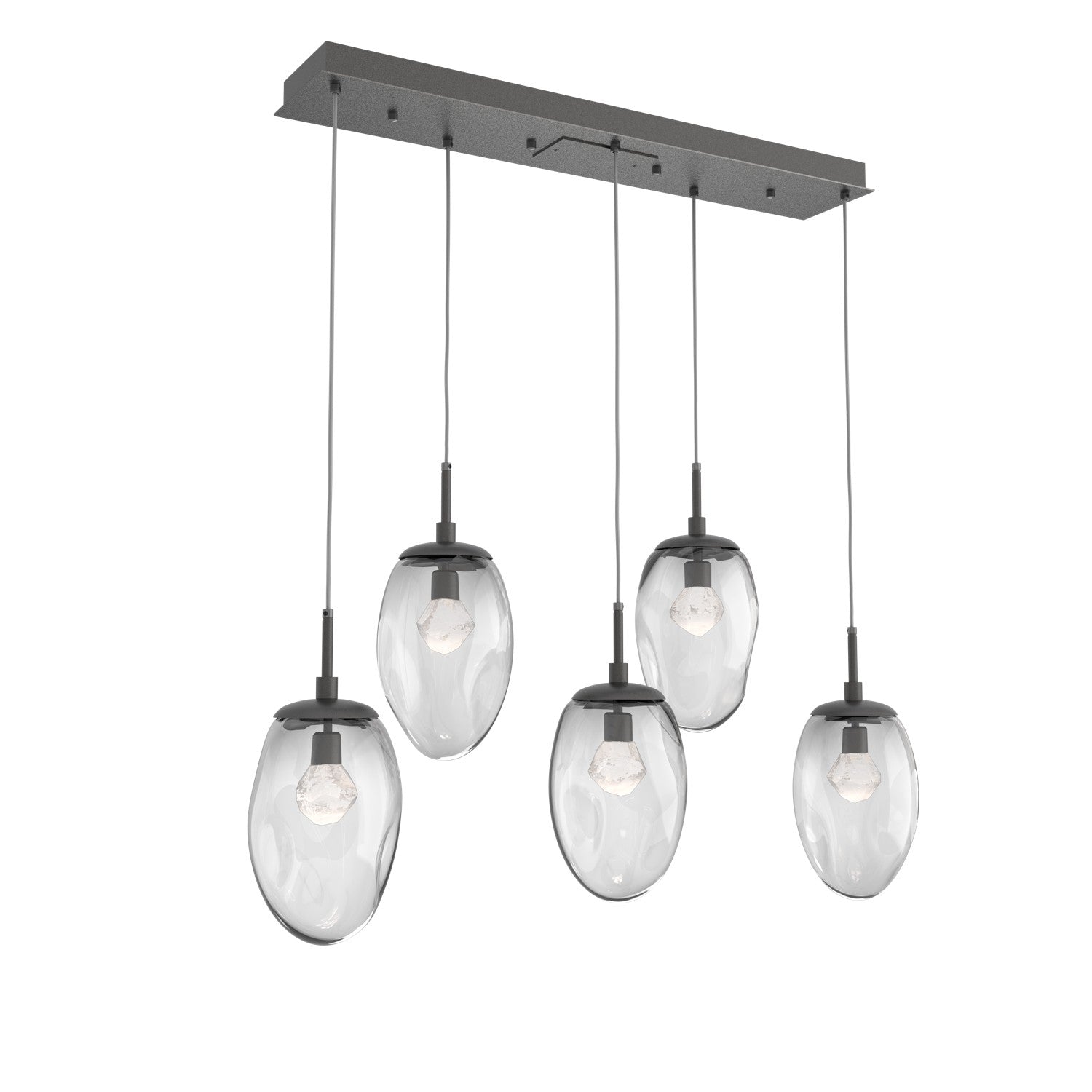 Hammerton Studio - PLB0067-05-GP-ZC-C01-L1 - LED Pendant - Meteo - Graphite